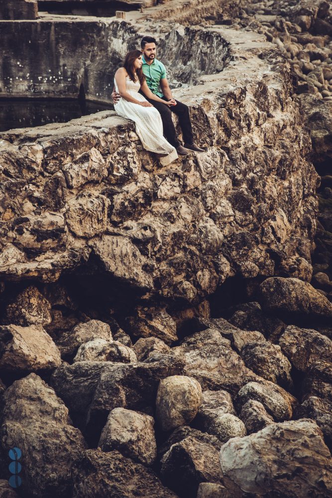 San Francisco engagement session photography in Lands End by the ocean with Raj & Simran.