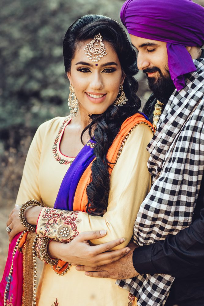 San Francisco Classic Indian Engagement Photography of Pardeep & Lovepreet by Aperina Studios.