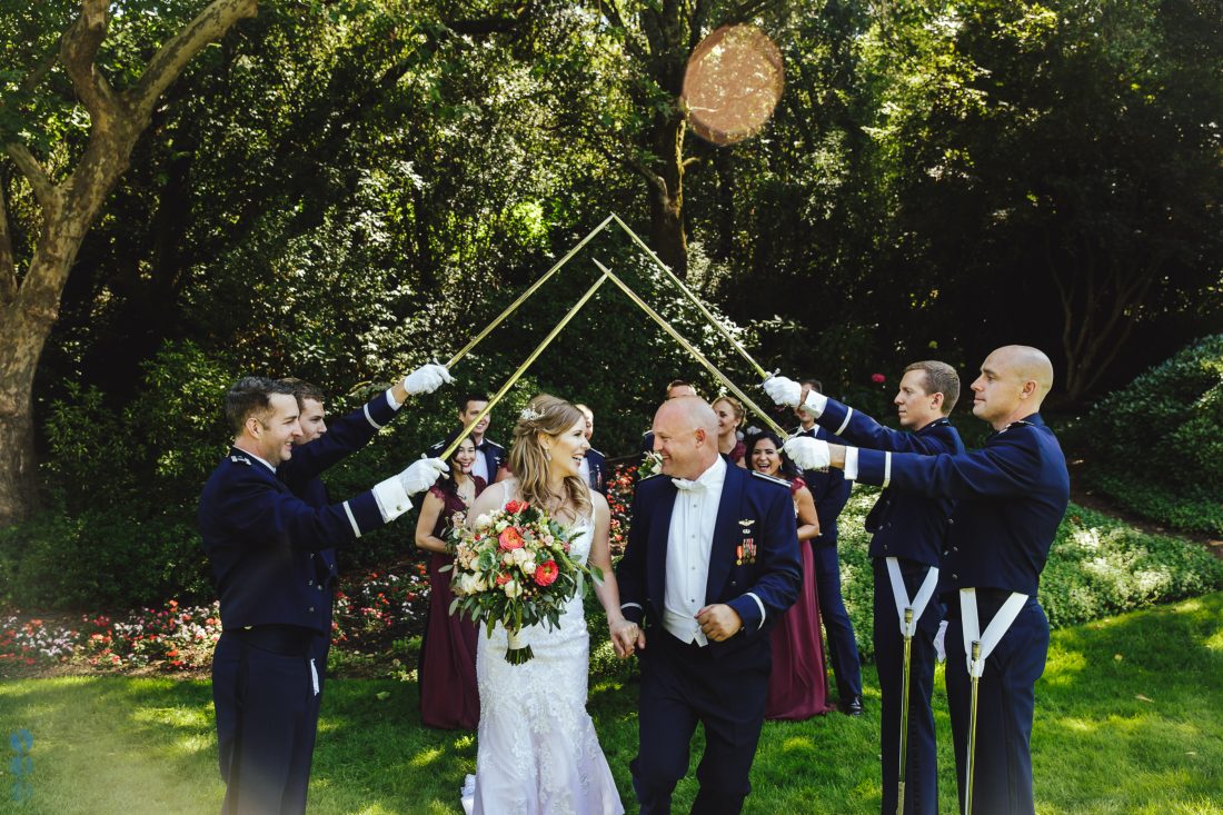 Wedding Party photos after the ceremony at Madrona Manor. Destination Wedding in Napa Valley.