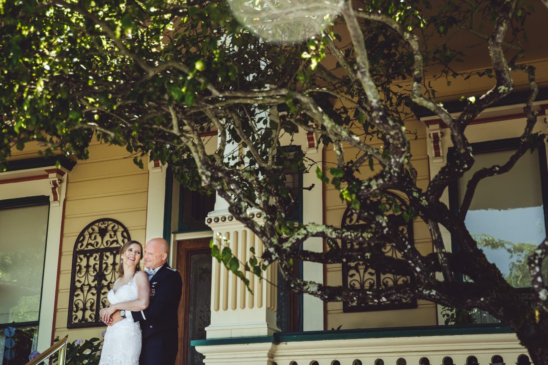 The Bride and Groom - formal portrait of Chris and Anna at the Madrona Manor in the heart of Napa Valley