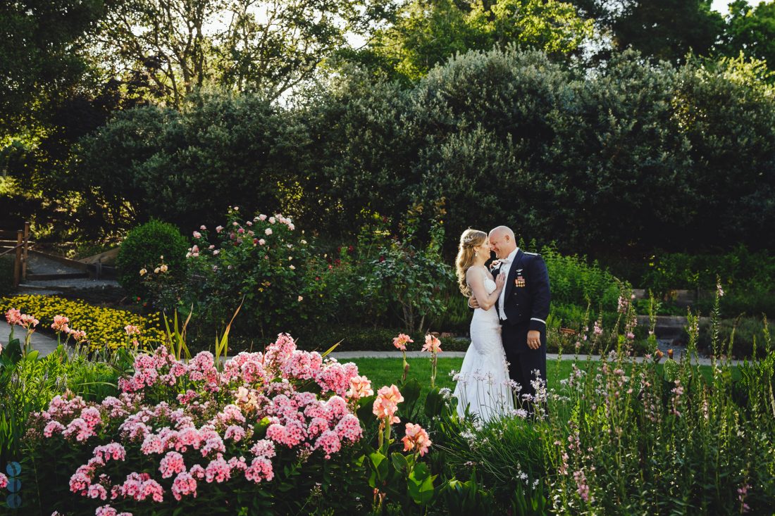 Destination wedding in Napa Valley. Wedding Photography at Madrona Manor of Chris & Anna during the sunset