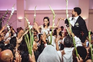 Bride and Groom Dancing - Wedding Reception Photography