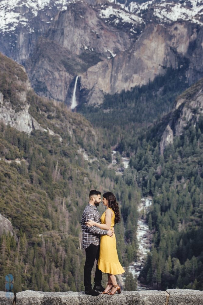 Yosemite Valley Engagement photography - Amit and Veena