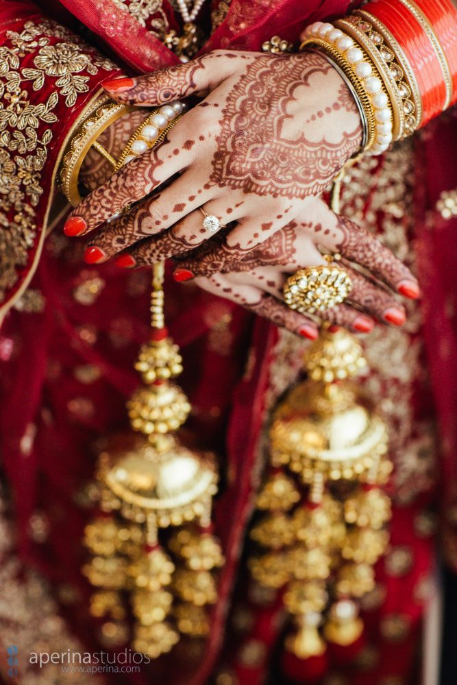 Sikh Indian bride Henna Mehndi