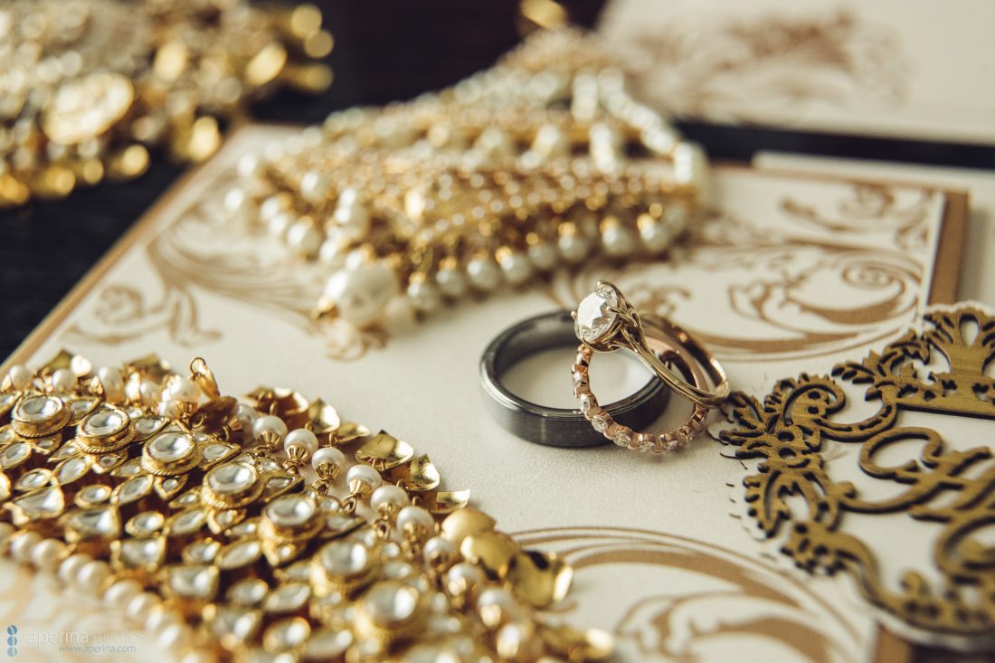Indian Wedding photos of Diamond rings