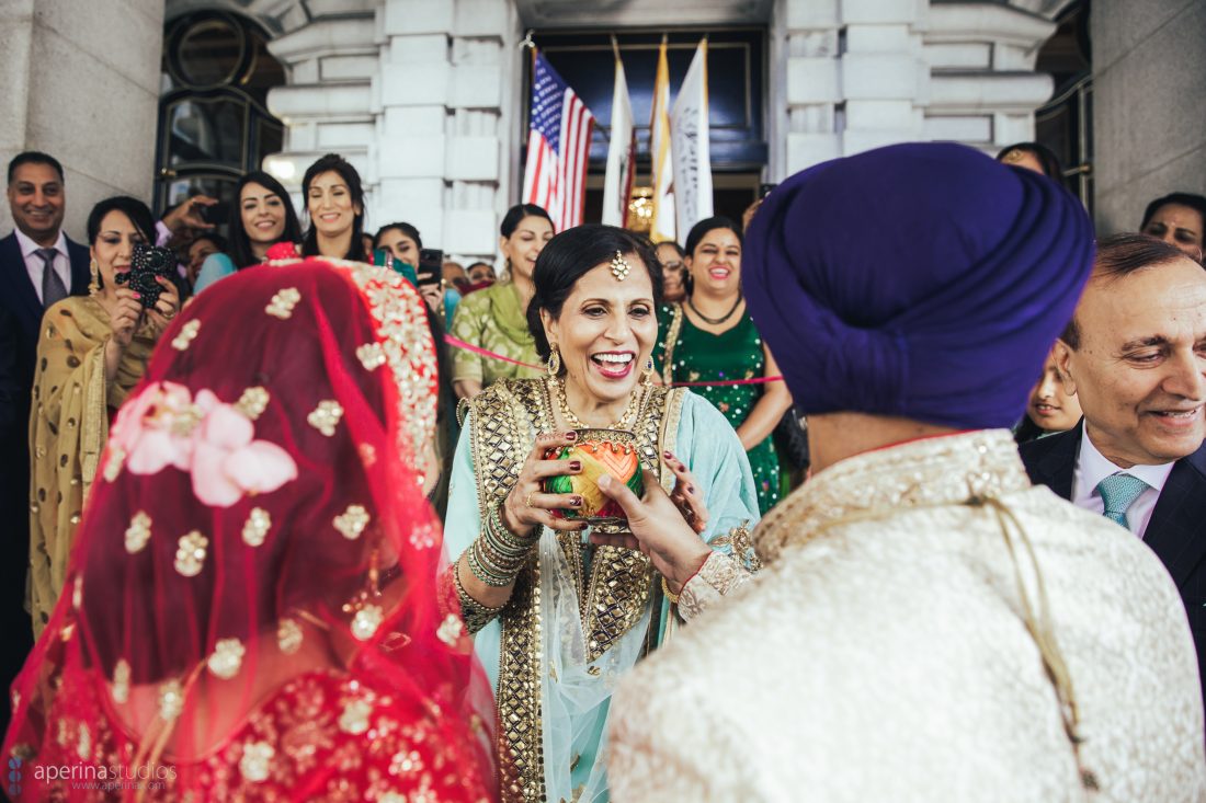 Indian Sikh Wedding Photography At The Fairmont San Francisco