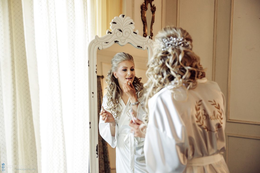 Grace Vineyards Winery Wedding - Bridal Prep Photos