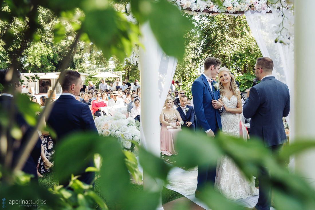 Grace Vineyards Winery Wedding Photographer - Christian Wedding Ceremony