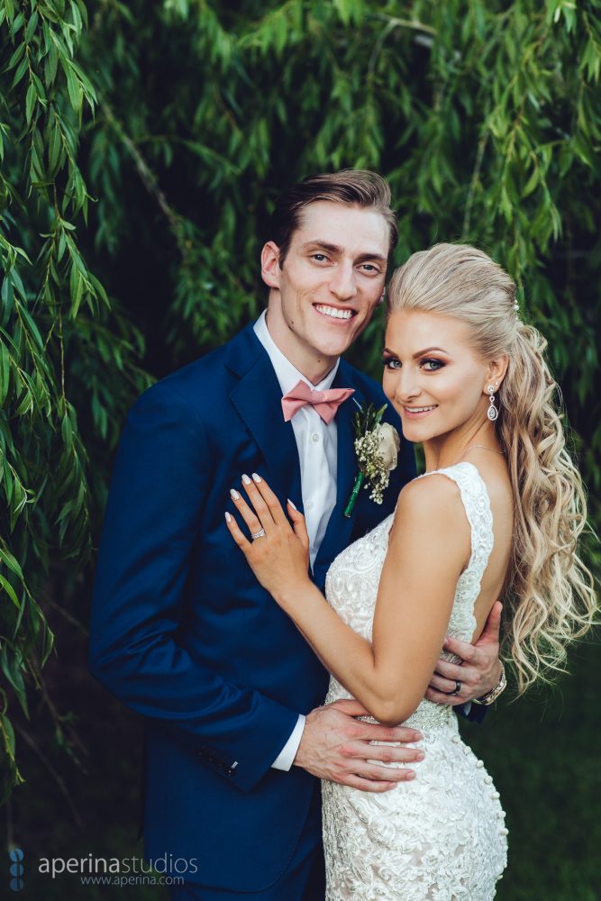 Sunset Bride and Groom Portrait