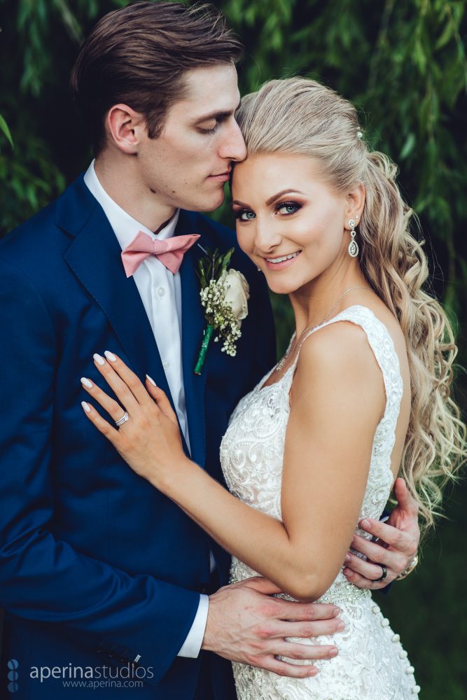 Sunset Bride and Groom Portrait