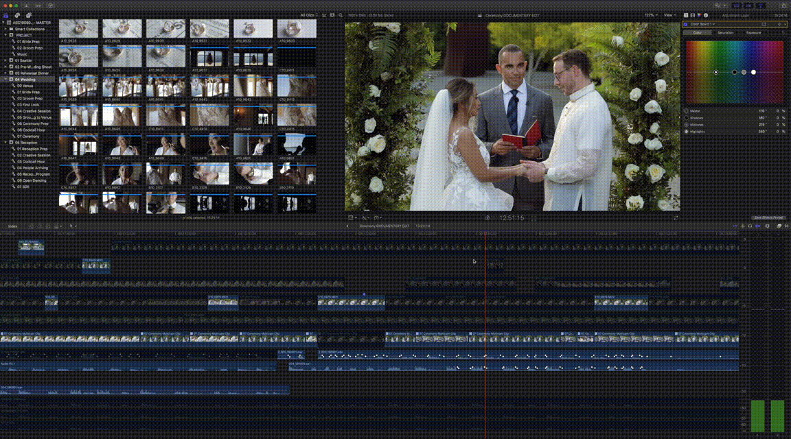 What is a Wedding Documentary Edit?