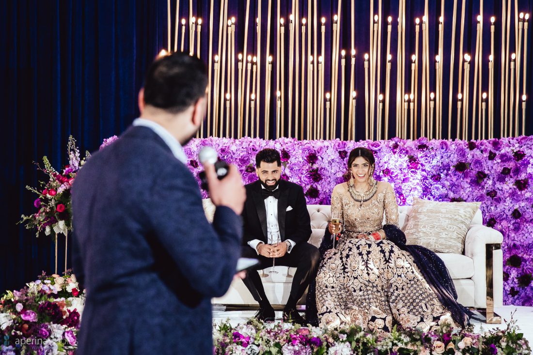 Indian Wedding Reception Photography by Aperina Studios - Indian Wedding Photographer