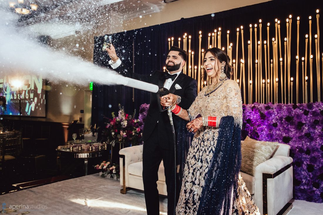 Indian Wedding Reception Photography by Aperina Studios - Indian Wedding Photographer