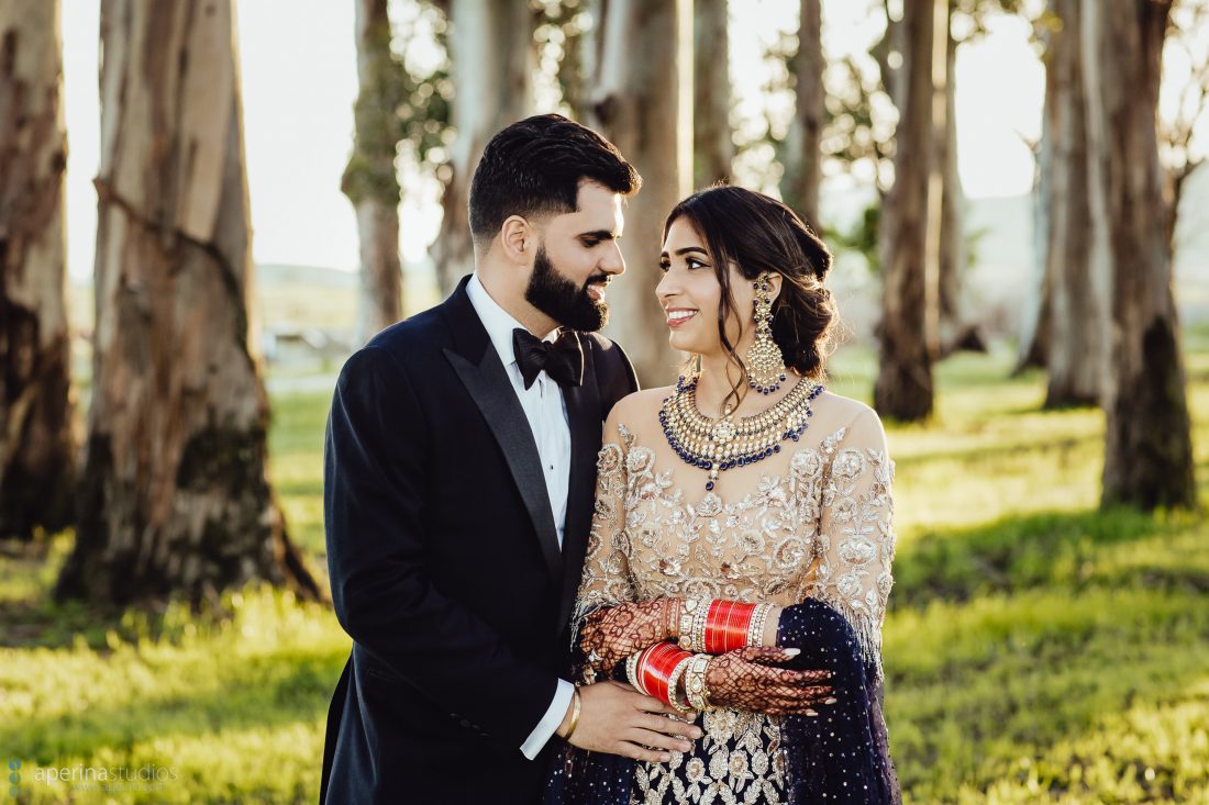 Wedding Reception Portraits - Eucalyptus Trees