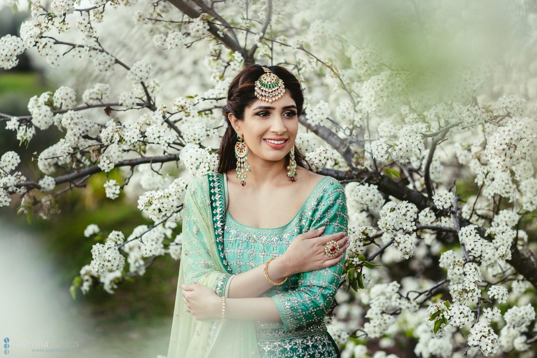 Indian Bride on her Sangeet - Indian bride portrait