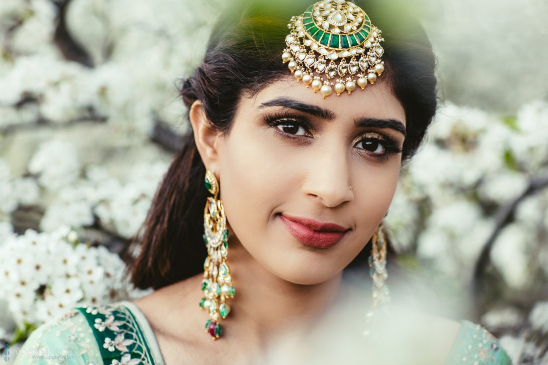 Indian Bride on her Sangeet - Indian bride portrait