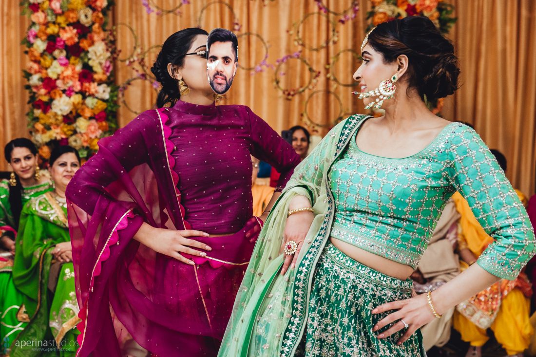 Performances at Bride's Sangeet - Indian Wedding Photography