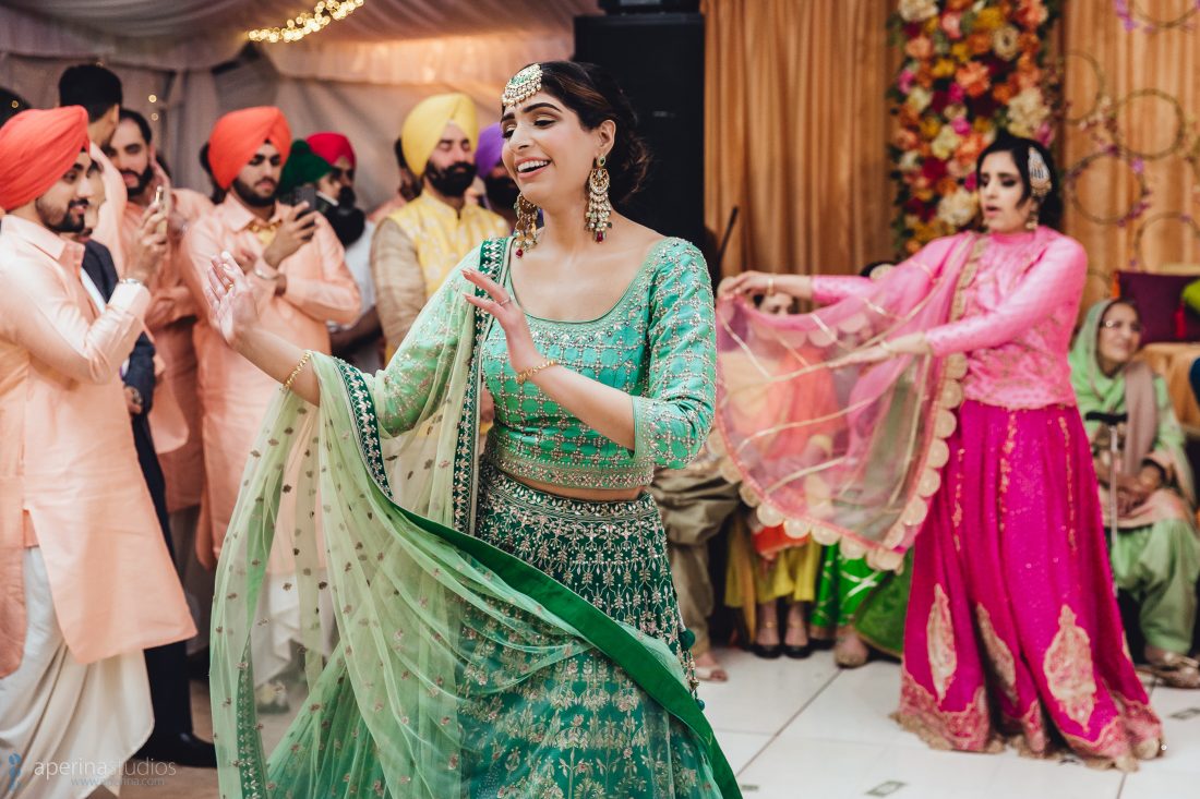 Performances at Bride's Sangeet - Indian Wedding Photography
