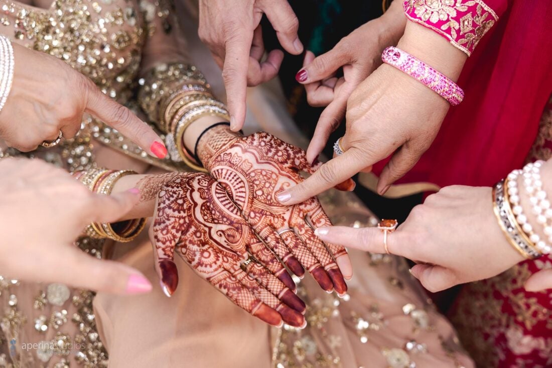 Indian Wedding Bride's Henna - Indian Wedding Photographer