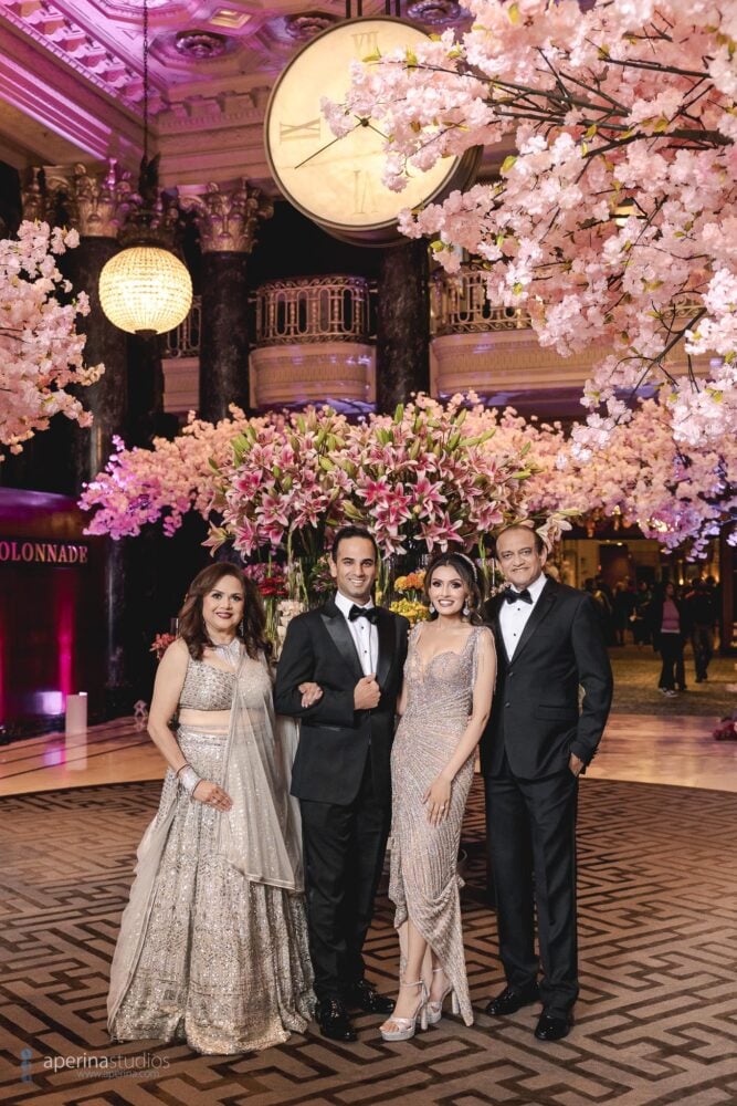 The Westin St. Francis in San Francisco Indian Wedding Reception - Indian Wedding Photography