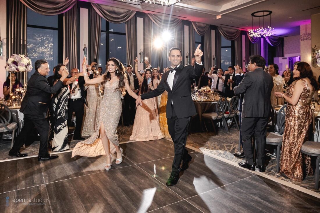 The Westin St. Francis in San Francisco Indian Wedding Reception - Indian Wedding Photography